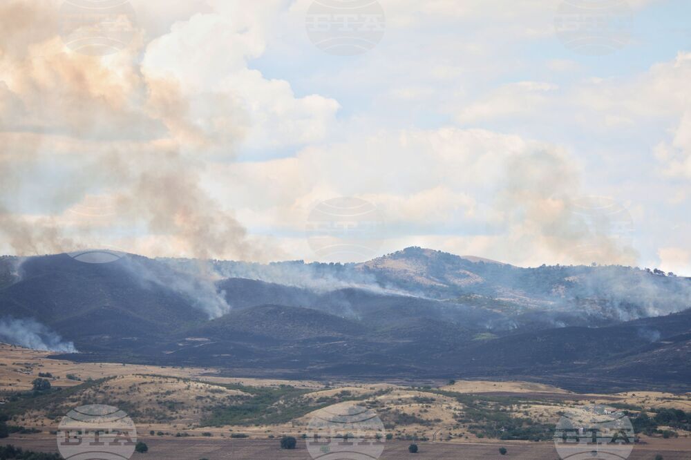 Бургас - квартал „Банево" - пожар