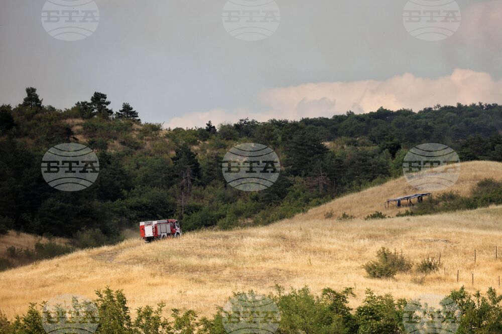 Бургас - квартал „Банево" - пожар