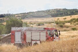 Бургас - квартал „Банево" - пожар