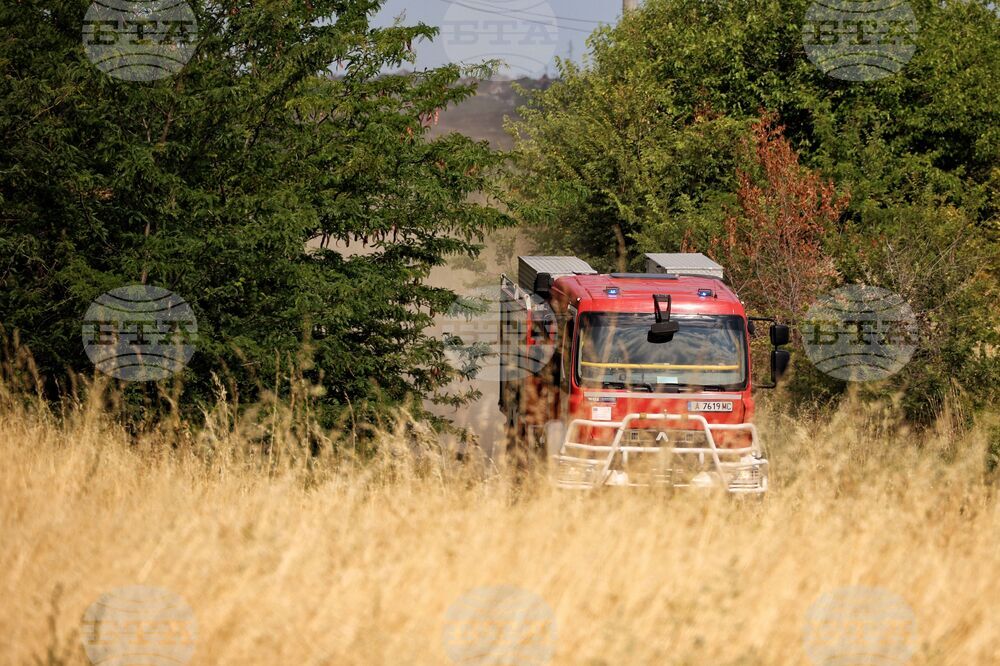 Бургас - квартал „Банево" - пожар
