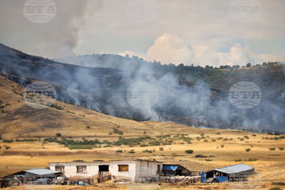Бургас - квартал „Банево" - пожар