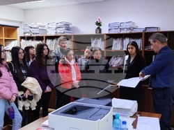 Снимка: Административен съд - Смолян - Административен съд -  Смолян проведоха лекция с възпитаници на  училище „Св.св. Кирил и Методий“ в гр. Смолян