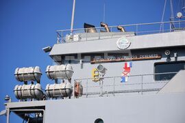 Бургас - Противоминна военноморска група - кораби - посрещане