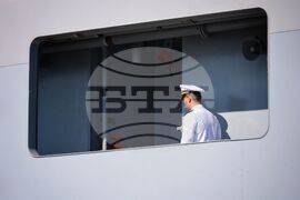 Бургас - Противоминна военноморска група - кораби - посрещане