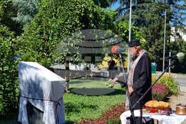 Благоевград - паметна плоча - откриване - отец Андон Шавулев