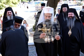 Катедрален храм „Св. вмчца Неделя“ - патриарх Даниил - посрещане