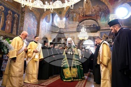 Катедрален храм „Св. вмчца Неделя“ - патриарх Даниил - посрещане