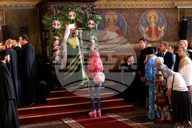 Катедрален храм „Св. вмчца Неделя“ - патриарх Даниил - посрещане