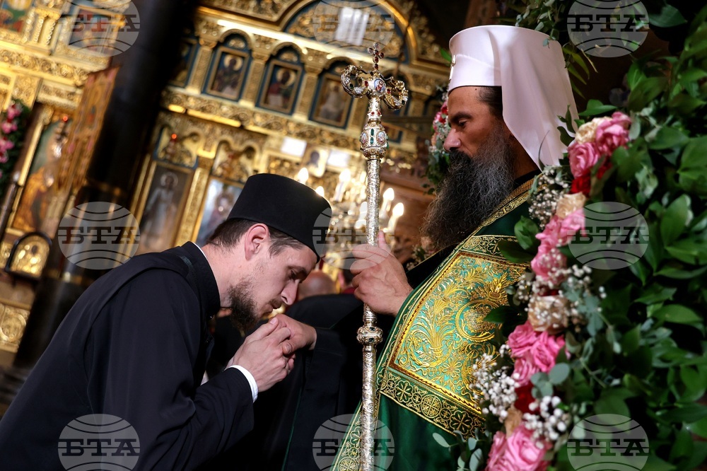Катедрален храм „Св. вмчца Неделя“ - патриарх Даниил - посрещане