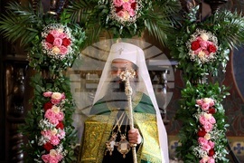 Катедрален храм „Св. вмчца Неделя“ - патриарх Даниил - посрещане