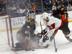 Senators Ducks Hockey