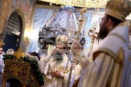 Храм "Св. великомъченица Неделя" - празник - света литургия