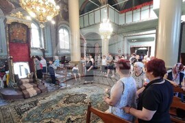 Тутракан  - Негово Високопреосвещенство Русенският митрополит Наум - Света литургия