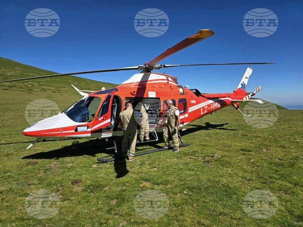 България Хели Мед Сървиз HEMS Bulgaria с първа планинска акция