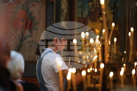 Сатовча - храм „Света великомъченица Неделя“ - света литургия