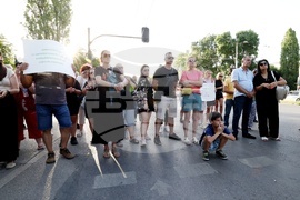 Булевард Сливница - протест срещу войната по пътищата