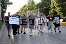 Булевард Сливница - протест срещу войната по пътищата