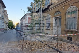 Шумен - срутване - затворен участък за движение