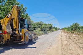 Разград - път - ремонт