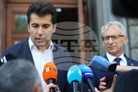 Кирил Петков - Николай Денков - брифинг