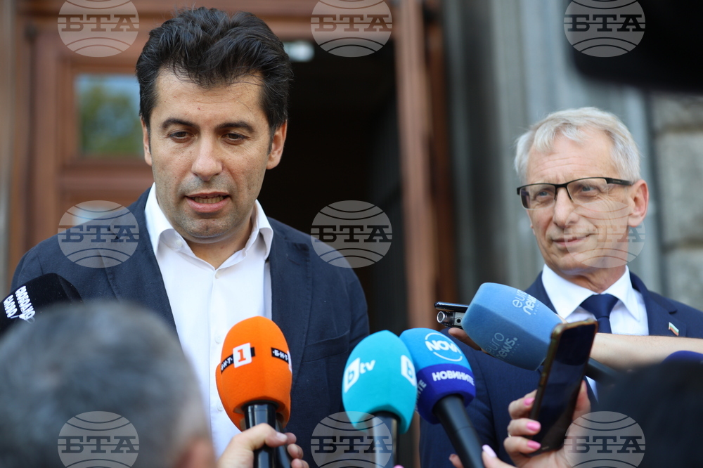 Кирил Петков - Николай Денков - брифинг