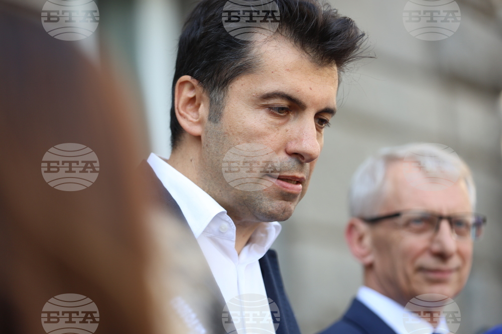 Кирил Петков - Николай Денков - брифинг