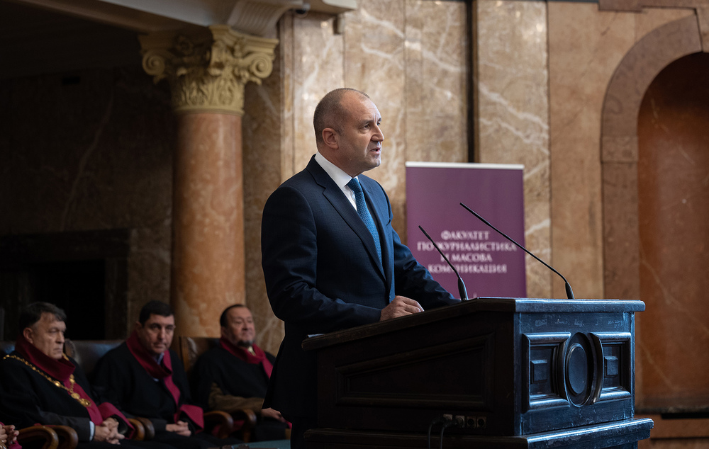 Президентът: Свободата на словото започва с личната свобода, достойнство и съвест на журналиста