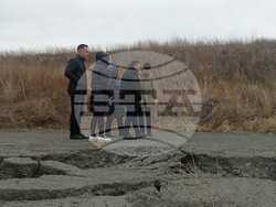 Снимка: Министерство на регионалното развитие и благоустройството - инспекция на спортната зала в Бургас