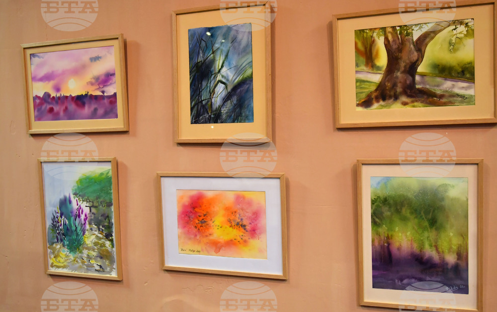 Разград - изложба акварели "Жега, жажда, живот"