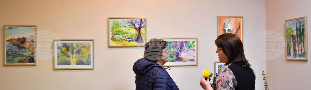 Разград - изложба акварели "Жега, жажда, живот"