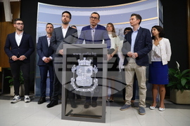 Васил Терзиев - общински съветници - брифинг