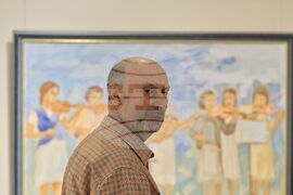 Изложба - Сашо Георгиев -  160 години от рождението на Петър Дънов