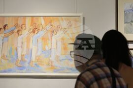 Изложба - Сашо Георгиев -  160 години от рождението на Петър Дънов