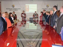 церемония за удостояването на д-р Йохана ван Бруген с почетното звание „Доктор Хонорис Кауза на Русенския университет „Ангел Кънчев”