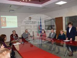 церемония за удостояването на д-р Йохана ван Бруген с почетното звание „Доктор Хонорис Кауза на Русенския университет „Ангел Кънчев”