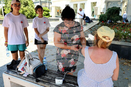 Варна - жега - медицински пунктове
