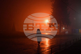 Исперих - нощ - мъгла