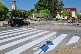 Разград - пешеходни пътеки - обновяване