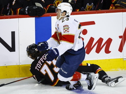 Panthers Flames Hockey