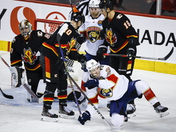 Panthers Flames Hockey