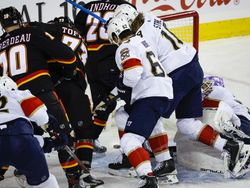 Panthers Flames Hockey
