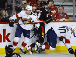 Panthers Flames Hockey