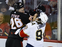 Panthers Flames Hockey