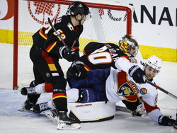 Panthers Flames Hockey