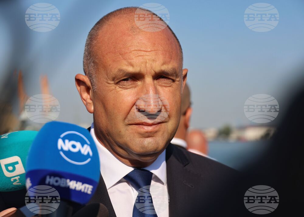 Бургас - Румен Радев - брифинг