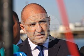 Бургас - Румен Радев - брифинг