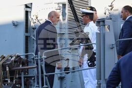 Бургас - „Бриз - 2024“ - Румен Радев - посрещане