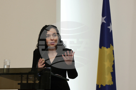 Вьоса Османи-Садриу - пресконференция
