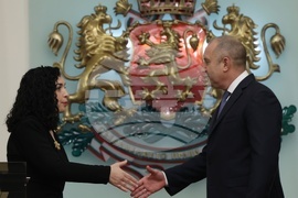 Румен Радев - Вьоса Османи-Садриу - пресконференция