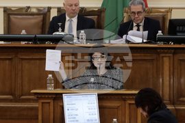Парламент - заседание - Десислава Атанасова